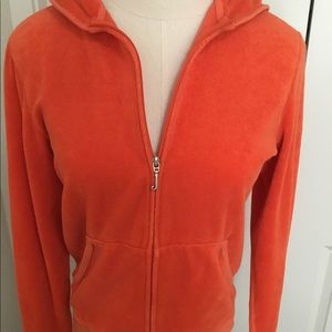 Juicy Couture Orange Hoodie Jacket